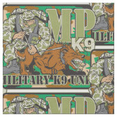 軍K9単位 ファブリック (クローズアップ)