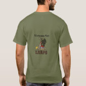 軍LRRPSの軍隊の海兵隊員海軍ベトナム戦争の獣医 Tシャツ (裏面)