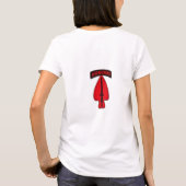 軍usasocの特別なopパッチ tシャツ (裏面)