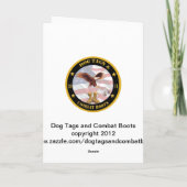 軍WWII海軍クリスマスカード シーズンカード (裏面)