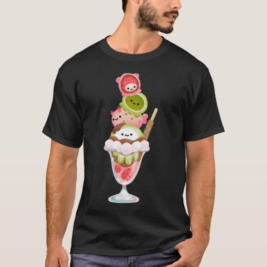 軟体動物のパフェ Tシャツ (正面)