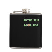 軟体動物の黒のビニールのフラスコに入って下さい フラスク (正面)