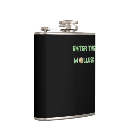 軟体動物の黒のビニールのフラスコに入って下さい フラスク (右)