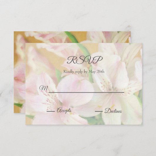 軟弱アルストロ絵画メリア 出欠カード (正面/裏面)