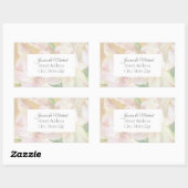 軟弱アルストロ絵画メリア 長方形シール (シート)