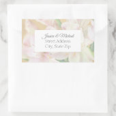 軟弱アルストロ絵画メリア 長方形シール (バッグ)