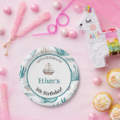 軟水カラー海シーン ペーパープレート (パーティー)