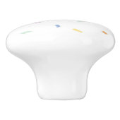 軟水色紙吹雪パターン セラミックノブ (側面)