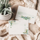 軟水色金ゴールド緑色文房具ノートカード ノートカード