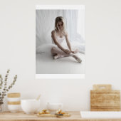 軟焦点を合わせたバレリーナ ポスター (キッチン)