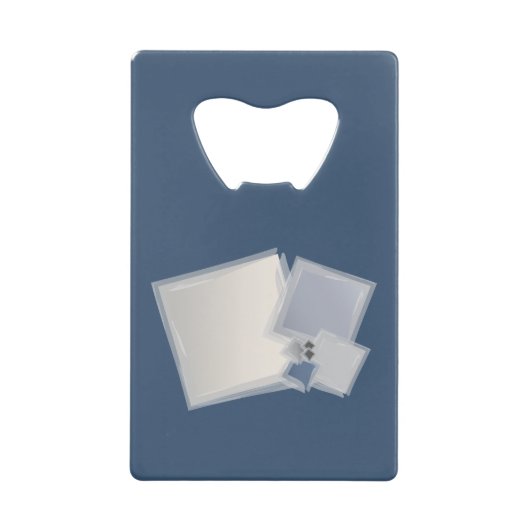 転がのフィボナッチ広場 クレジットカード栓抜き (正面)