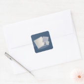 転がのフィボナッチ広場 スクエアシール (封筒)