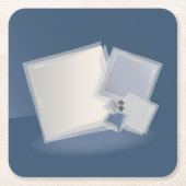 転がのフィボナッチ広場 スクエアペーパーコースター (正面)