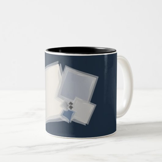 転がのフィボナッチ広場 ツートーンマグカップ (正面右)