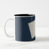 転がのフィボナッチ広場 ツートーンマグカップ (左)