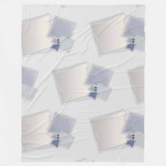 転がのフィボナッチ広場 フリースブランケット (正面)