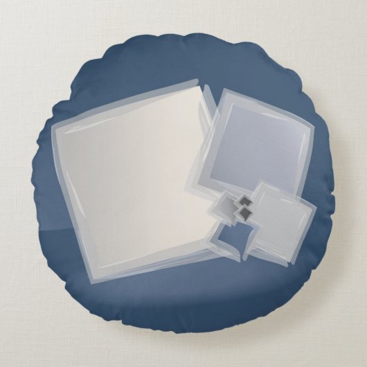 転がのフィボナッチ広場 ラウンドクッション (正面)