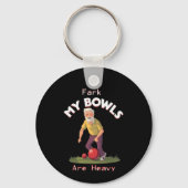 転がの戦い：ファーク、私の芝生のボウルは重い！ キーホルダー (裏面)