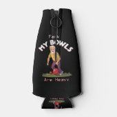 転がの戦い：ファーク、私の芝生のボウルは重い！ ボトルクーラー (裏面)