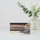 ～転がの粉 |の転がピンと小麦粉 名刺 (スタンド正面)