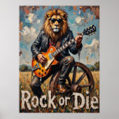 転がの雷：ライオンのソロ ポスター (正面)