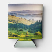 転がる丘の風景自然写真 缶クーラー (正面)