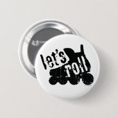 転がろう(ローラーのホッケー) 缶バッジ (正面&裏面)