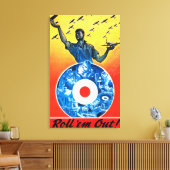 転がカナダ王室の空軍 キャンバスプリント (インサイチュ (リビング))