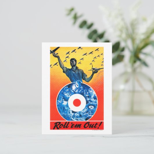 転がカナダ王室の空軍 ポストカード (スタンド正面)