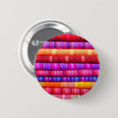 転がカラフル織物 缶バッジ (正面&裏面)