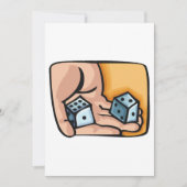 転がサイコロ 招待状 (正面)