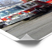 転がズヒルズ消防署 – Catoosa, Ok ポスター (角)