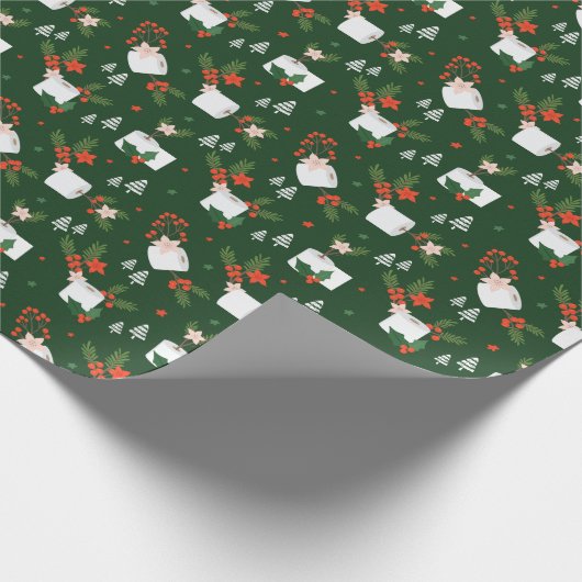 転がトイおもしろいレの紙と葉 ラッピングペーパー (角)