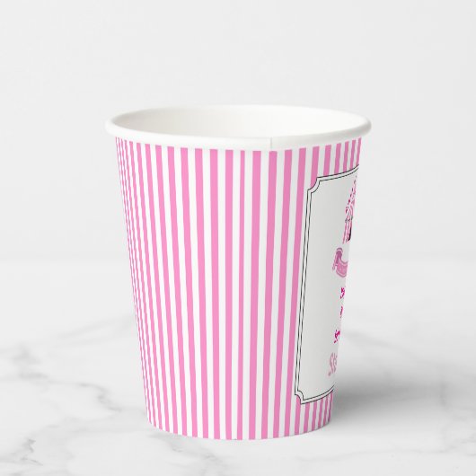 転が上!転が上!サーカスバースデーパーティーピンク 紙コップ (右)
