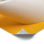 転が付きトイレ紙 ポスター (角)