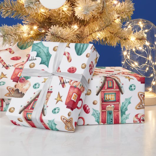 転が名曲芸場 ラッピングペーパー (クリスマス)