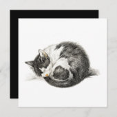 転が寝猫（1825年） (正面/裏面)