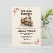 転が引退旅行ヴィンテージ列車パーティー 招待状 (スタンド正面)