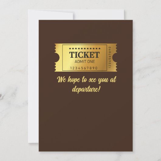 転が引退旅行ヴィンテージ列車パーティー 招待状 (裏面)