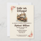 転が引退旅行ヴィンテージ列車パーティー 招待状 (正面)