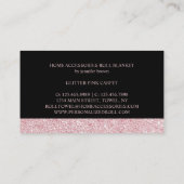 転が毛布カーペット取付ハウスアクセサリー 名刺 (裏面)