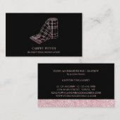 転が毛布カーペット取付ハウスアクセサリー 名刺 (正面/裏面)