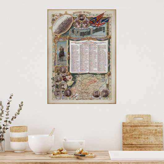 転が皇族勲八等 ポスター (キッチン)