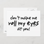 転が目 ポストカード (正面/裏面)