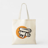 転が紙のア転がイコン上トートバッグ トートバッグ (裏面)