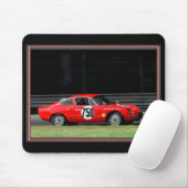 転が赤 マウスパッド (マウス)