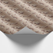 転が転がとデザット・キャンプ ラッピングペーパー (角)