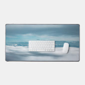 転が雲威厳のある山 デスクマット (キーボード&マウス)