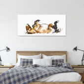 転が馬 キャンバスプリント (インサイチュ (寝室))