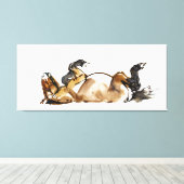 転が馬 キャンバスプリント (インサイチュ (ウッドフロア))